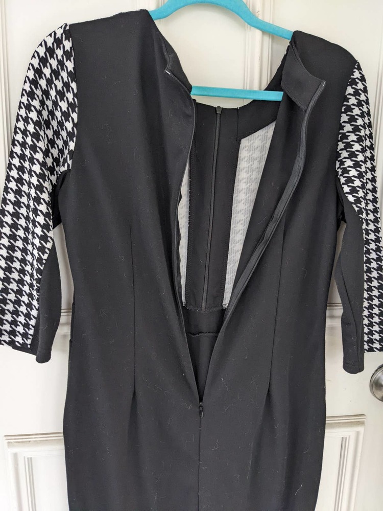 Miusol Gingham Pattern Work Dress - image 7